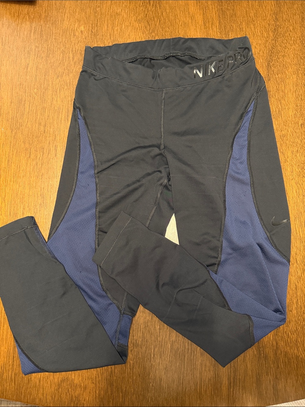 Nike Black and Navy Performance Leggings